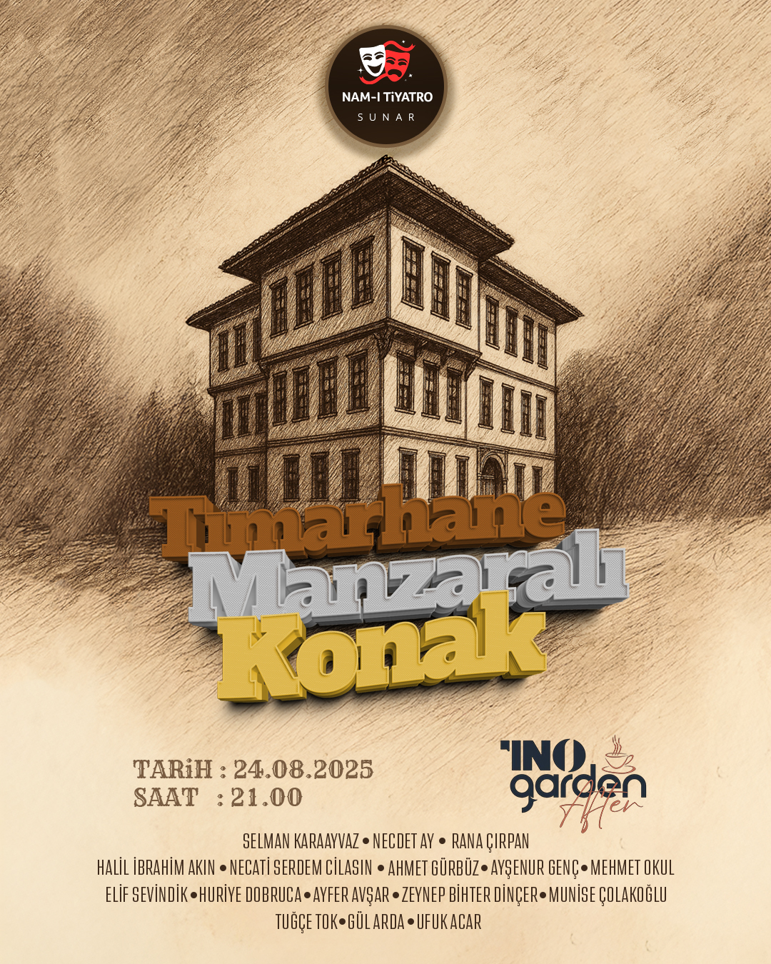 Tımarhane Manzaralı Konak Afişi